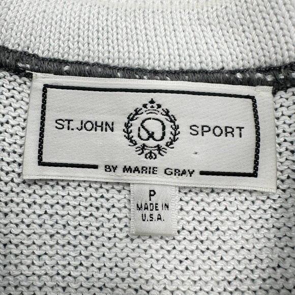 St. John Sport Knit Shell Tank in Snakeskin Python Print Size P US XS - Picture 6 of 7